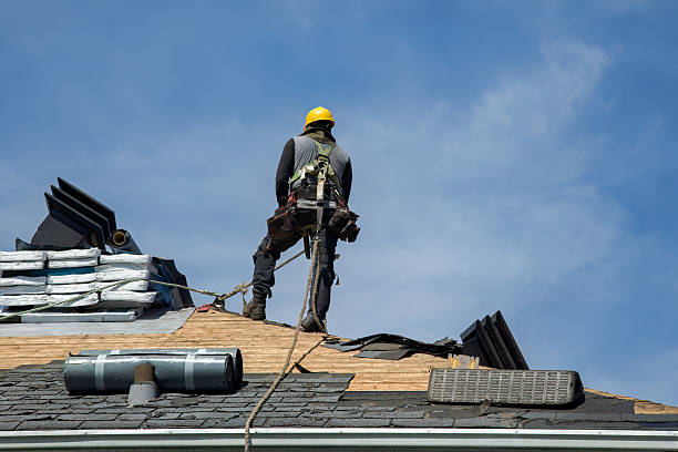 Professional Roofing technician working in Burgin, KY